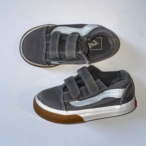 Vans Toddler Gray Velcro Shoes